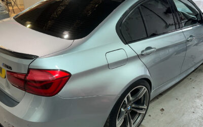 Silver BMW M3 Detail